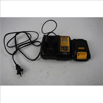 DeWalt DCB107 Battery Charger And Battery Pack