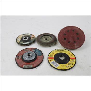 Dewalt Drill Bits, Diablo, GatorBlade Grinding Wheels, Backer Pad,  7 Pieces