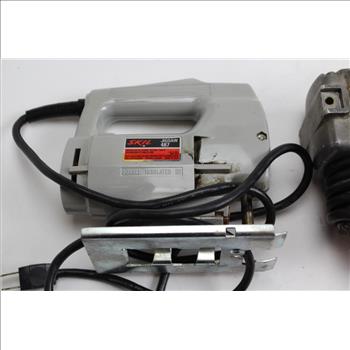 Dewalt DW235G Drill, Skil 487 Jig Saw, & More; 3 Pieces