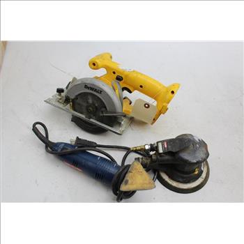 Dewalt DW936 Trim Saw, Ryobi DS11008 Sander, & Craftsman 6