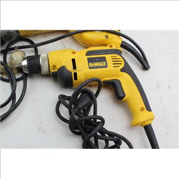 Dewalt DWD110 VSR Drill & DW309 Reciprocating Saw; 2 Pieces