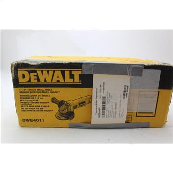 Dewalt Dwe4011 Small Angle Grinder W/One-touch Guard