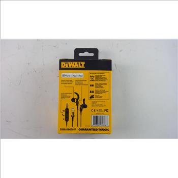 DeWalt Earphones, Lightning Adapter