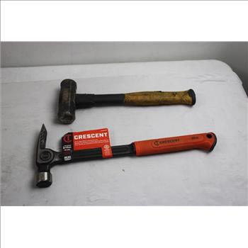 Dewalt Engineer's Hammer, Crescent Framing Hammer, And PowerGrip 24