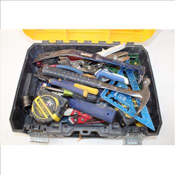 Dewalt Hard Storage Travel Case With Bulk Of Hand Tools