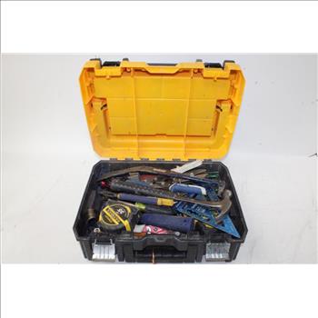 Dewalt Hard Storage Travel Case With Bulk Of Hand Tools