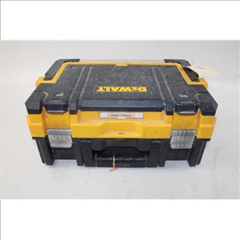 Dewalt Hard Storage Travel Case With Bulk Of Hand Tools