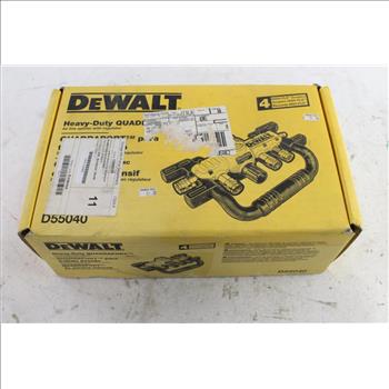 DeWalt Heavy Duty Quadraport Air Line Splitter With Regulator