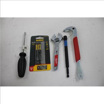 Dewalt Hook, Drywall Blades, Milwaukee Wrenches, And More