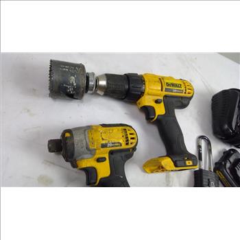 DeWalt Impact Driver, Compact Drill/Driver And Craftsman Shears In Dewalt Case