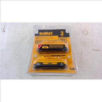 Dewalt Lithium Ion Compact Batteries 2 Pack