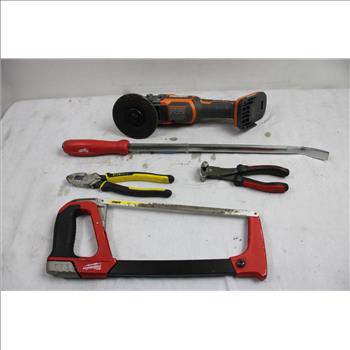 Dewalt, Milwaukee, Husky, Ridgid,  Mixed Tool Lot