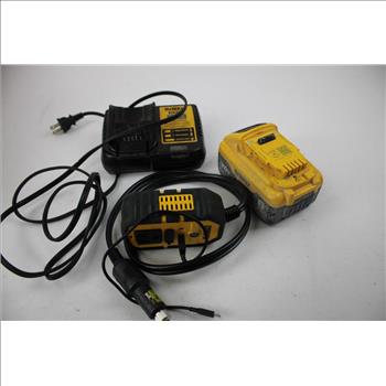 Dewalt Oscillating Tool, Single Port Battery Charger, & Dewalt Power Inverter