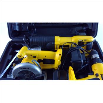 DeWalt Reciprocating Saw, Circular Saw & Cordless Drill
