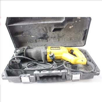 Dewalt Reciprocating Saw With Dewalt Case