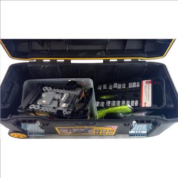 DeWalt Rolling Toolbox With Assorted Tools & Equipment, 10+ Pieces