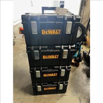 DeWalt Stacking Tool Boxes With Tools