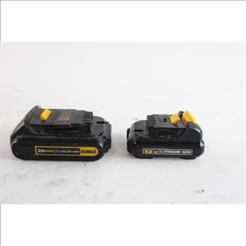 DeWalt Tool Batteries, 2 Pieces