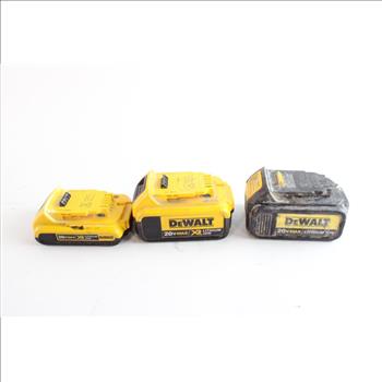 DeWalt Tool Batteries, 3 Pieces
