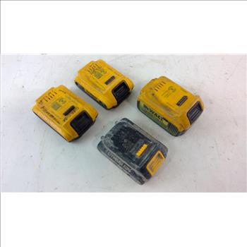 Dewalt Tool Batteries 4 Pieces