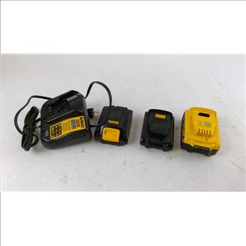 Dewalt Tool Batteries And More 4 Pieces