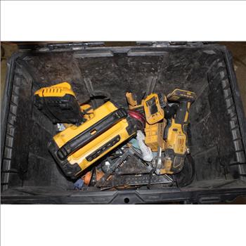 DeWalt Tool Box With Jobsite Radio, Oscillating Tool, And More, 5+ Pieces