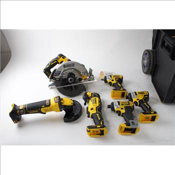 DeWalt Toolbox With Power Tools, 5 Pieces