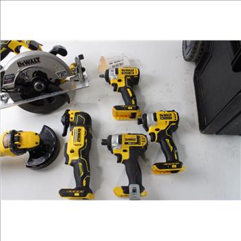 DeWalt Toolbox With Power Tools, 5 Pieces