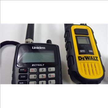 Dewalt Walkie Talkie IP-67, Wearable Walkie Talkie, Uniden Walkie Talkie, 4 Pieces