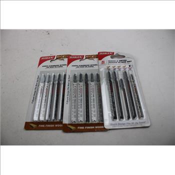 Diablo High Carbon Steel, Wood & Metal Jigsaw Blades, 3 Pieces