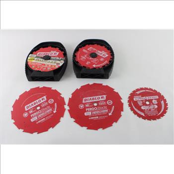Diablo Saw Blades And Stacked Dado Sets, 5 Pieces