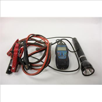 Diagnostic Tool, Jumper Cables, Flashlight And More 3+ Pieces