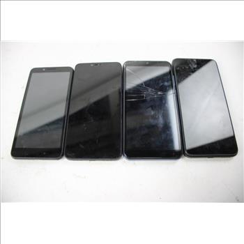 DIALN And More Cell Phone Lot, 4 Pieces, Sold For Parts