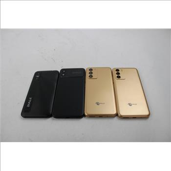 Dialn, PCD Cell Phone Lot, 4 Pieces, Sold For Parts
