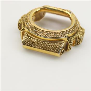 Diamond Base Metal Watch Case Top