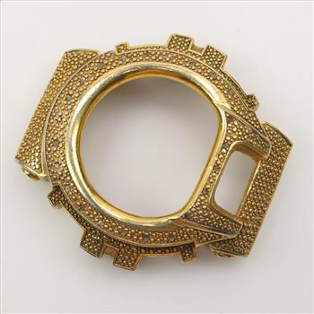 Diamond Base Metal Watch Case Top