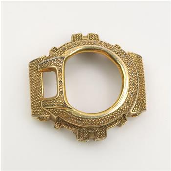 Diamond Base Metal Watch Case Top