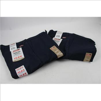 Dickies 32x32 Navy Blue Cargo Pant Relaxed Fit, 2 Pieces