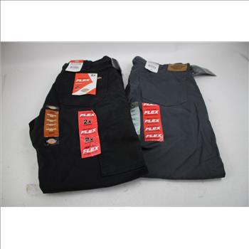 Dickies Flex Athletic Fit Size 34x30 & Dickies Flex Regular Fit Size 32x30, 2 Pieces