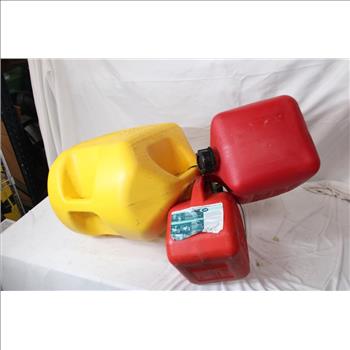 Diesel And Gasoline Cans, 3 Pieces