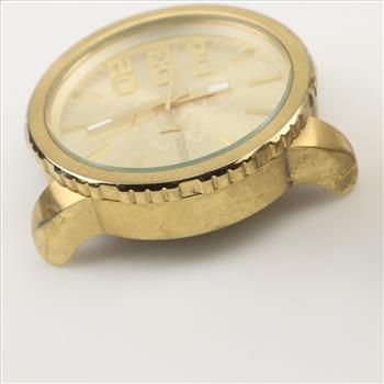 Diesel Double Down Yellow Dial Watch