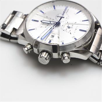 Diesel Stainless Steel Chrono Watch