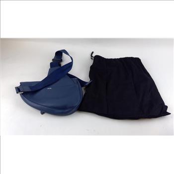 Dior Blue Leather Saddle Bag - Doublechecked By Entrupy