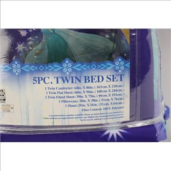 Disney Frozen 5PC. Twin Bed Set