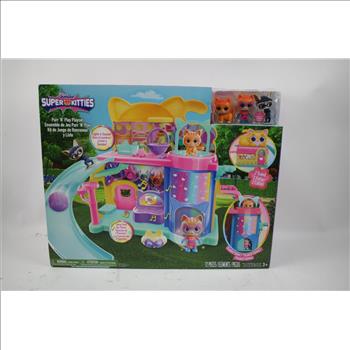 Disney Junior SuperKitties Purr 'N' Play Playset, And Scrapbook Set, 2 Pieces