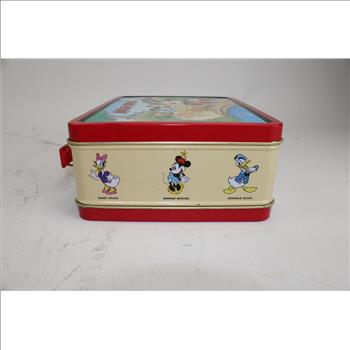 Disney Mickey Mouse School Bus Wagon 1997 Series #2 Metal Lunch Box