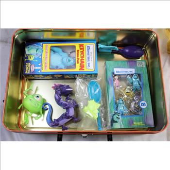 Disney Monster Inc.lunch Tin, With Toys