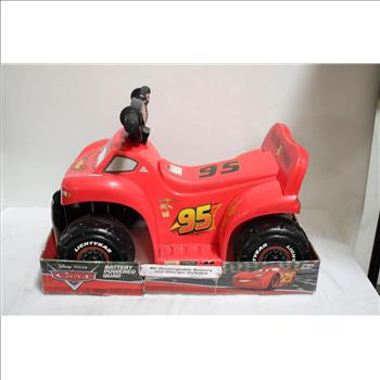 Disney PIXAR Cars Battery Powered Lightning Mcqueen Quad, KT1191WMB
