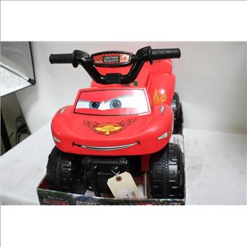 Disney PIXAR Cars Battery Powered Lightning Mcqueen Quad, KT1191WMB