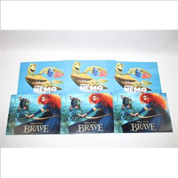 Disney Pixar Finding Nemo & Brave Movie Pictures, 6 Pieces